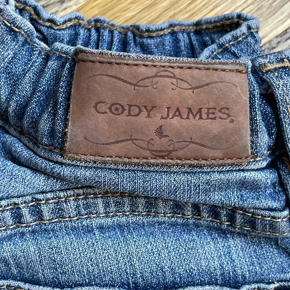 Cody James Girls 12 Reg Bootcut Jeans Western Cowgirl Stretch Distressed